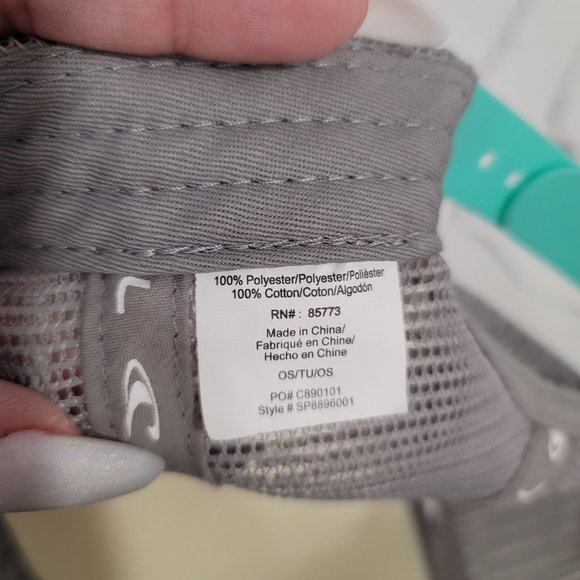 O’Neill trucker hat snapback gray aqua pink arrow design - Picture 2 of 6